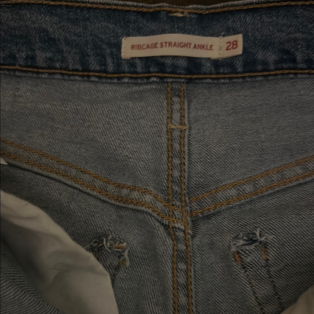 Ribcage Straight Ankle Jeans